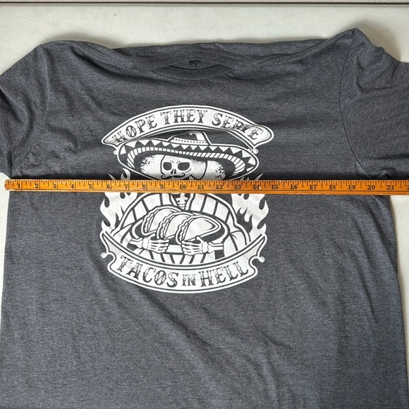 Anvil Lightweight "Hope They Serve Tacos in Hell" short sleeve tshirt - Picture 6 of 8